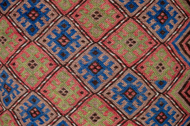 istock Part of colorful persian carpets close 1403993712