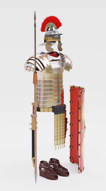 istock Realistic 3D Render of Roman Armor - Full 1403995069