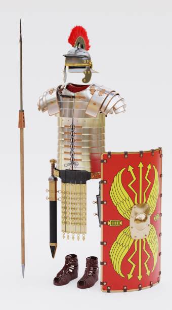 istock Realistic 3D Render of Roman Armor - Full 1403995080