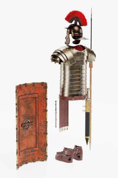 istock Realistic 3D Render of Roman Armor - Full 1403995084