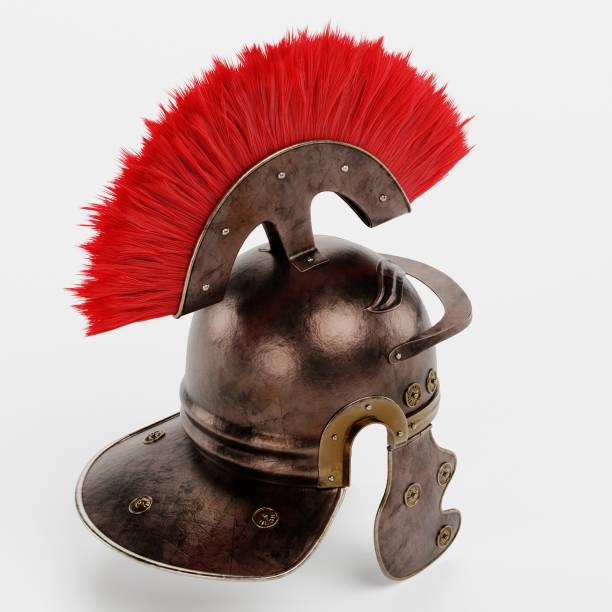 istock Realistic 3D Render of Roman Helmet 1403995104