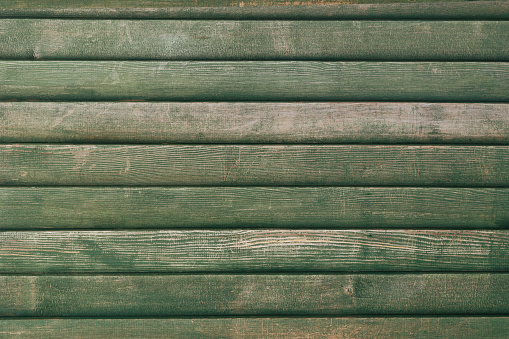 Natural Wood plank texture, green background