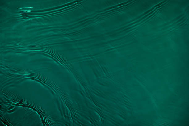 istock transparent dark green clear calm water wave surface texture 1403997096