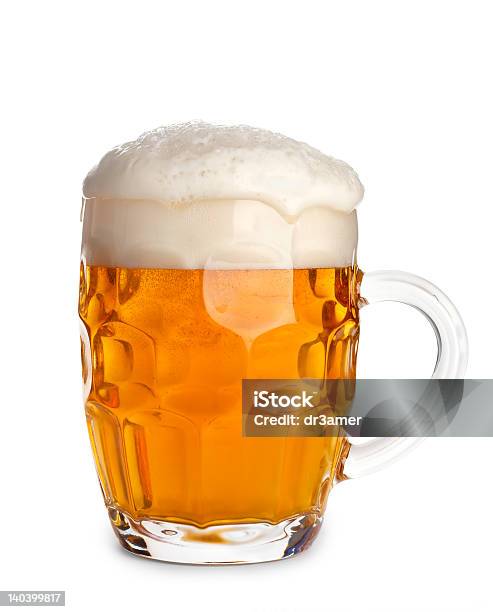 Caneca De Cerveja - Fotografias de stock e mais imagens de Amarelo - Amarelo, Bar - Local de entretenimento, Bebida