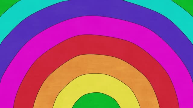Cartoon rainbow background