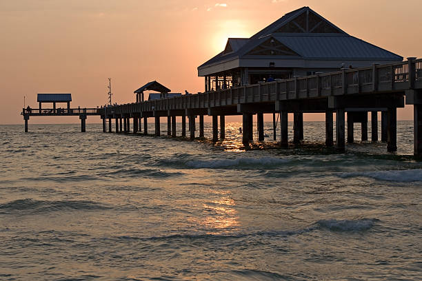 istock Fishing Pier at Sunset 140399878