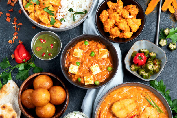 istock Assorted indian food. Indian cuisine. 1404001118