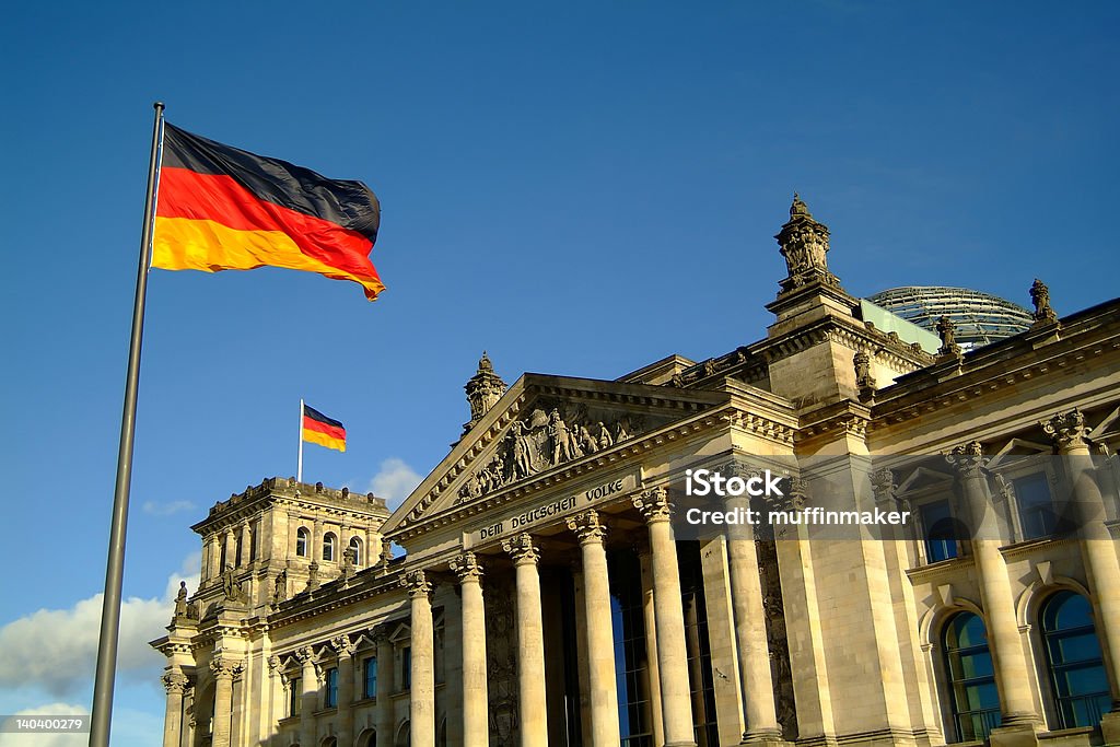 Berlino Reichstag - Foto stock royalty-free di Architettura