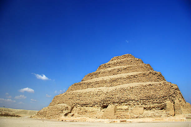 The Step Pyramid of Djoser in Egypt stock photo