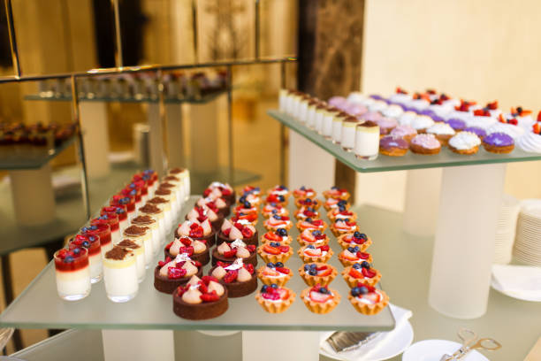 istock Rows of desserts on the wedding table 1404004561