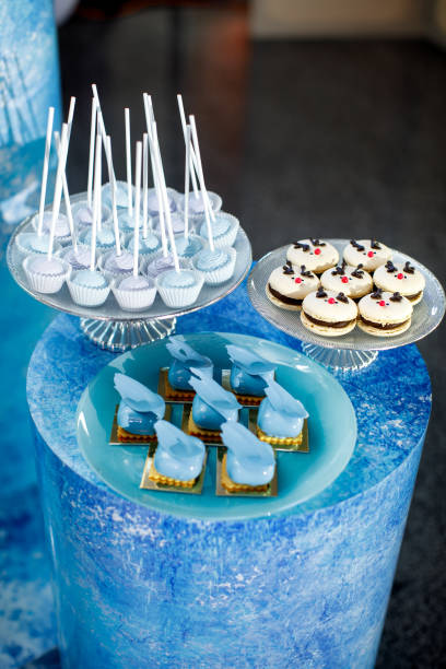 istock Rows of desserts on the birthday table 1404004572