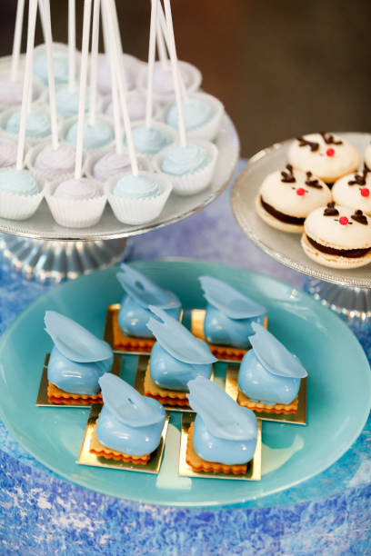 istock Rows of desserts on the birthday table 1404004581