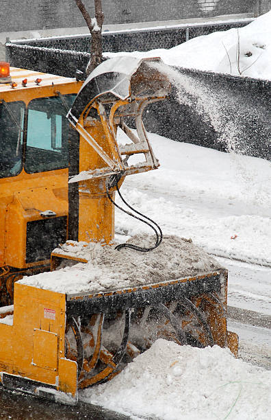 istock Snowblower in a snow storm 2 140400472