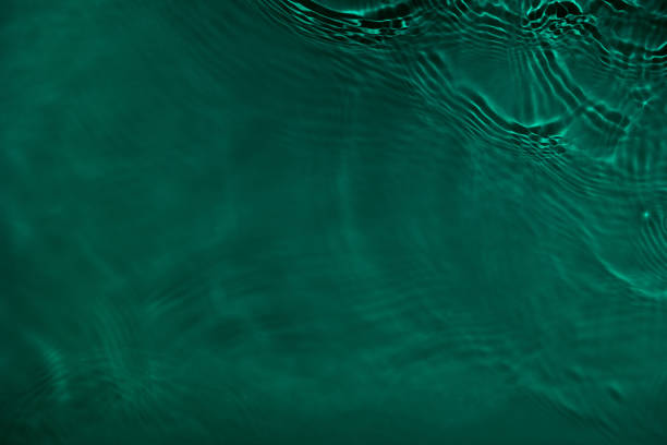istock transparent dark green clear calm water wave surface texture 1404006038