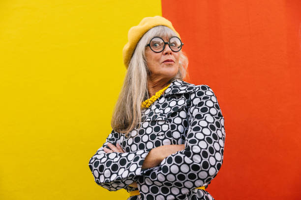 istock Senior woman looking surprised 1404006114