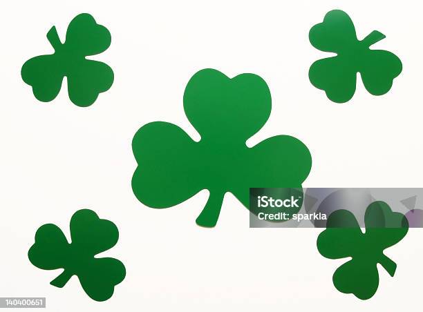 St Patricks Day Shamrocks Stock Photo - Download Image Now - Backgrounds, Celebration, Clover