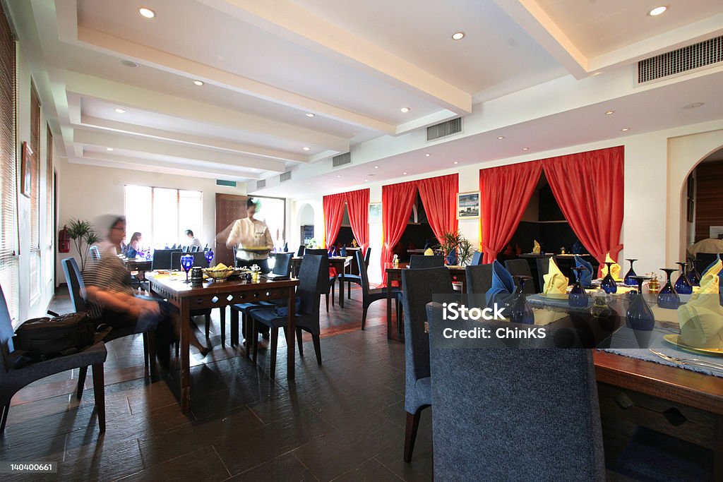 interior do restaurante - Royalty-free Acender Foto de stock