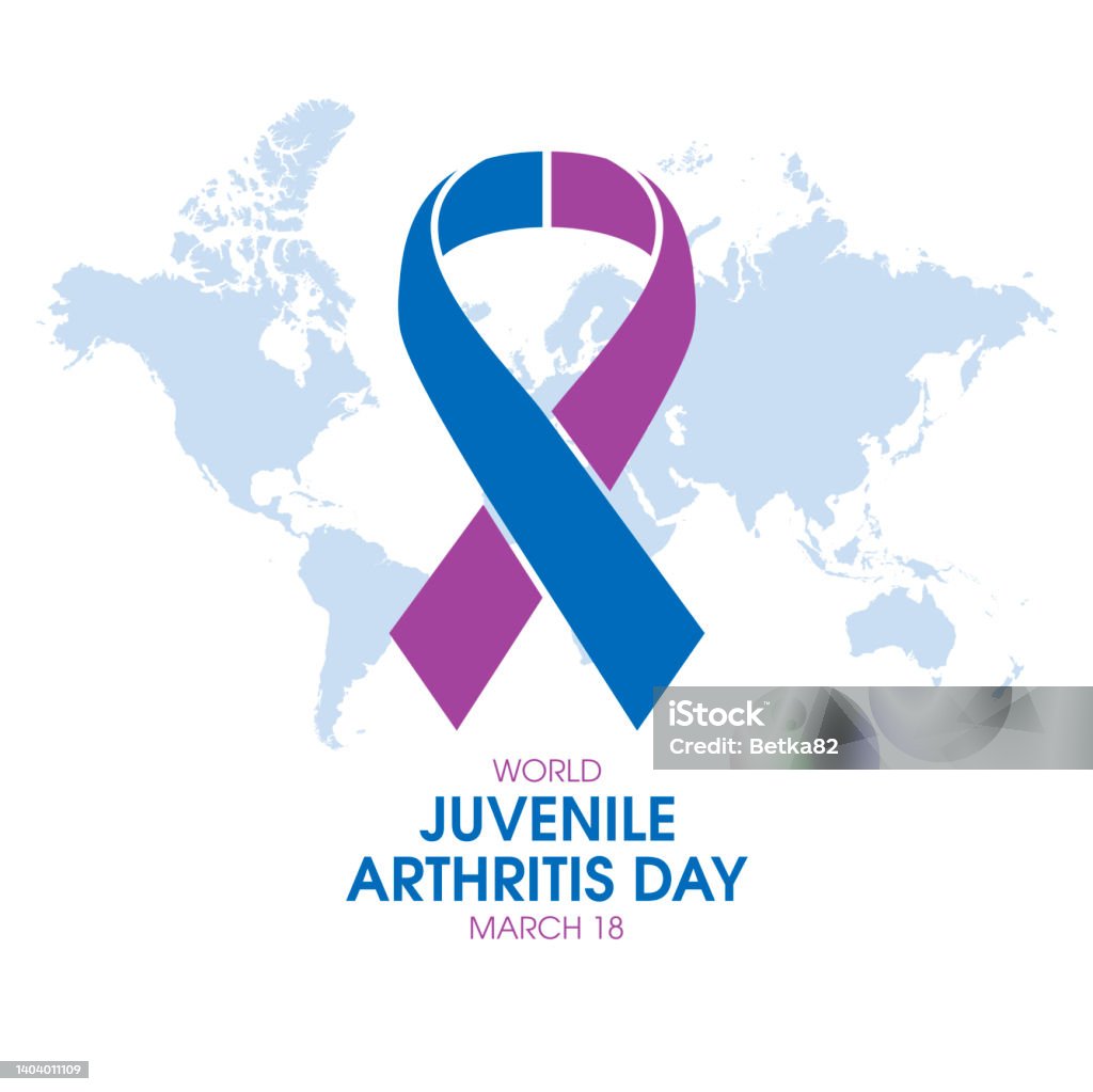 World Juvenile Arthritis Day Vector Stock Illustration Download Image