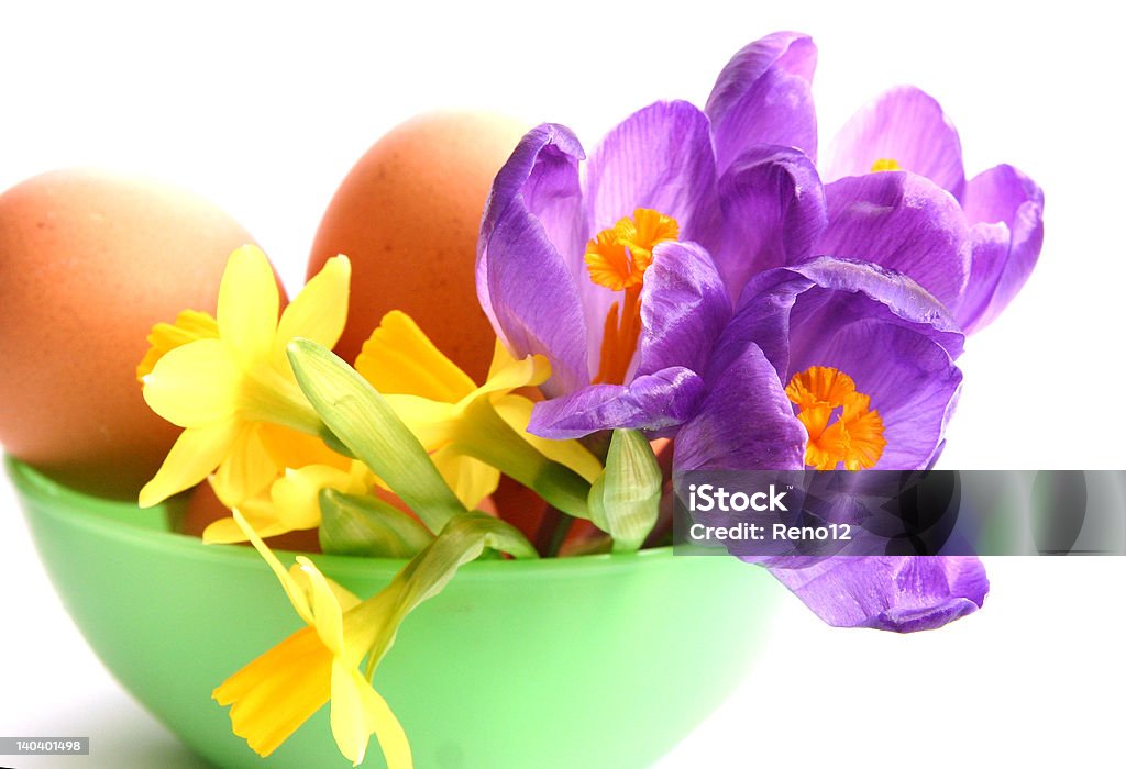 卵と花 - イースターのロイヤリティフリーストックフォト