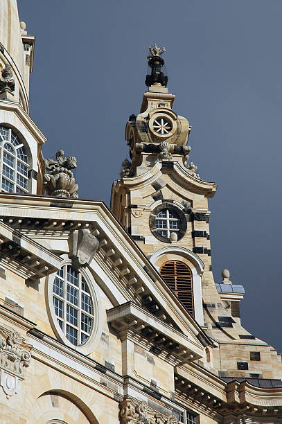 Frauenkircke Steeple In Dresden, Germany stock photo