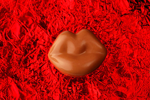 Chocolate Kiss stock photo