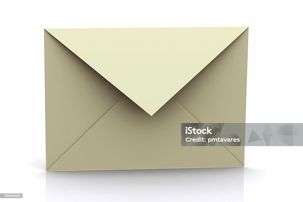 3 d confectionné enveloppe - Photo de Correspondance libre de droits