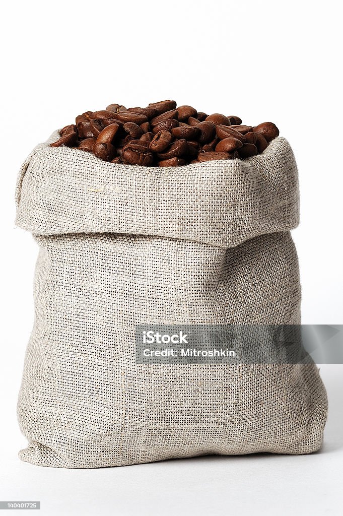 Pequeña bolsa de café#2 - Foto de stock de Arpillera libre de derechos