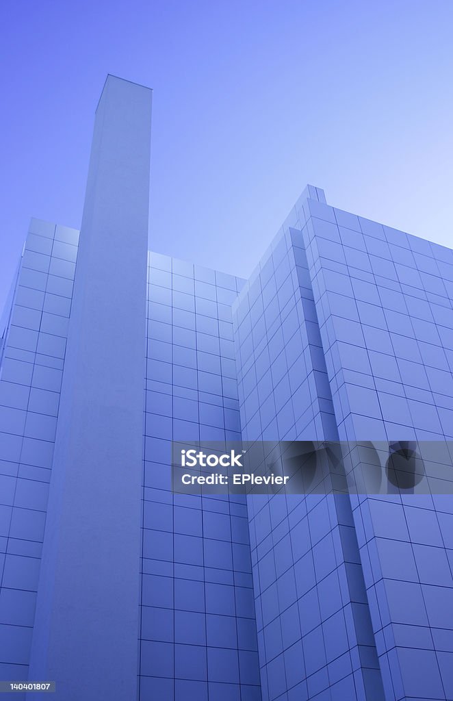 abstract city blue building Abstract Stock Photo