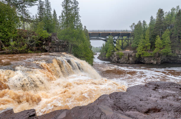 Gooseberry River and Gooseberry Falls