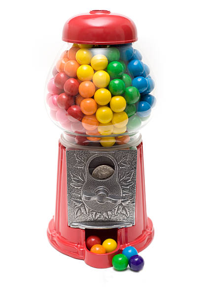 GumBall Machine Rainbow stock photo
