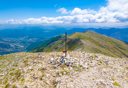 During the spring  and over 2000 meters, Monte di Cambio is one of hightest peak in Monti Reatini montain range, Apennine.