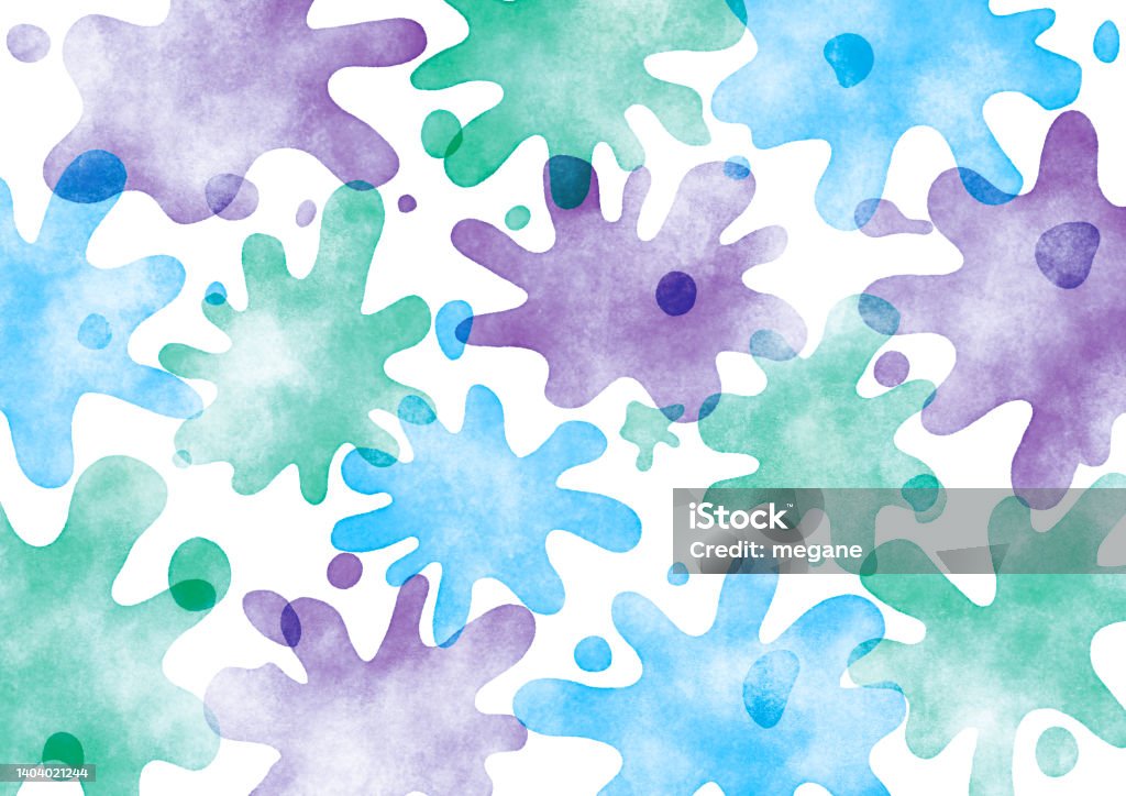 1 Color Splash Pattern Texture Splash Pattern Background Watercolor Textures Stock Illustration ...