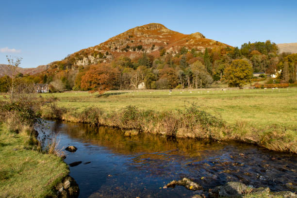 Easedale Beck and Helm Crag.