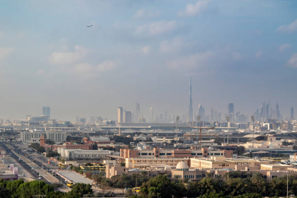istock Dubai skyline in the morning 1404029011