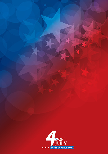 A vector illustration to show patriotism background