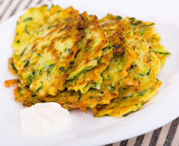 istock Image of pancakes from courgettes 1404031258