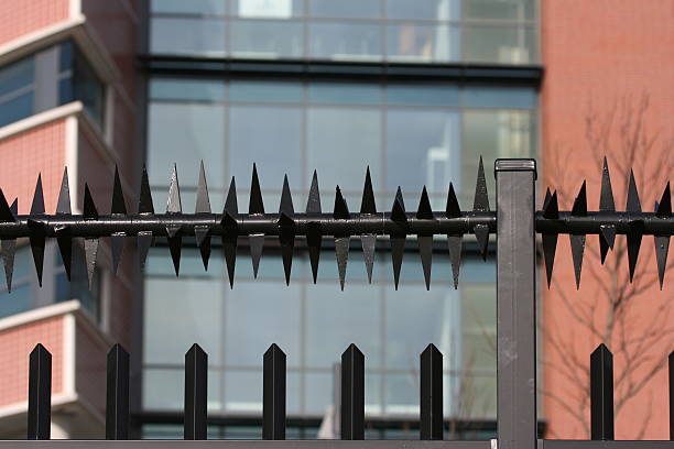 Security before Office Building stock photo