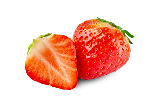 istock Strawberries isolated on white background 1404033336