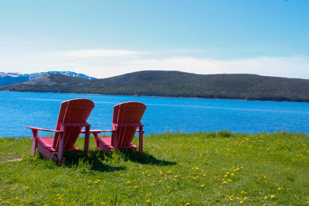 istock Red chairs overlooking Gros Morne National park in Newfoundland Canada 1404035906