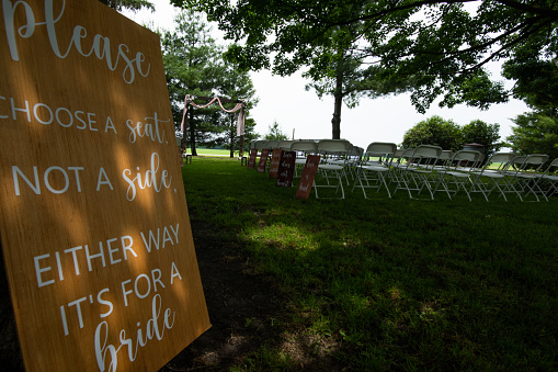 Another wedding decoration with such a profound, honest and inspiring message to guests.