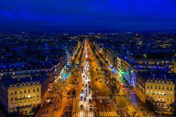 istock Champs Elysess Avenue Aerial View 1404037902