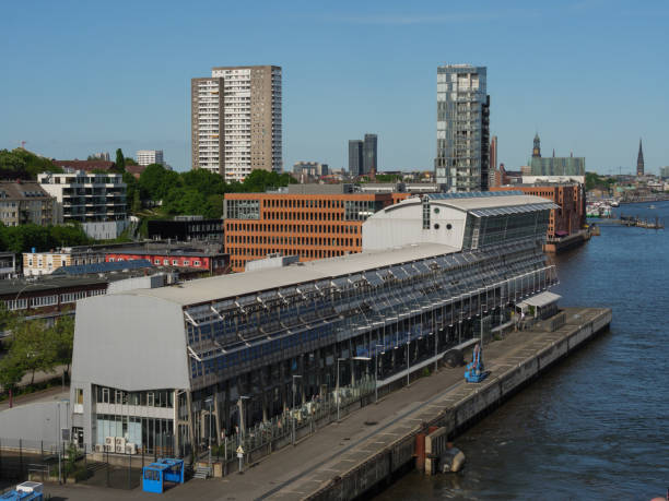 istock Hamburg harbor and the river elbe 1404039139