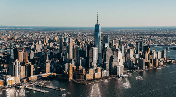 istock Aerial View of Downtown Manhattan / NYC 1404040265
