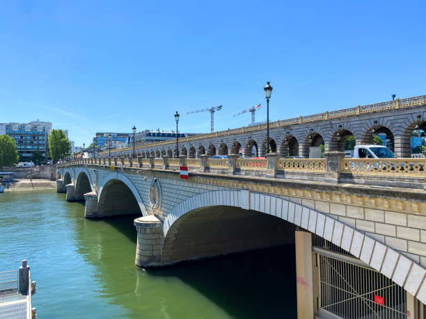 istock Bridge on the Seine river in Paris 1404041241