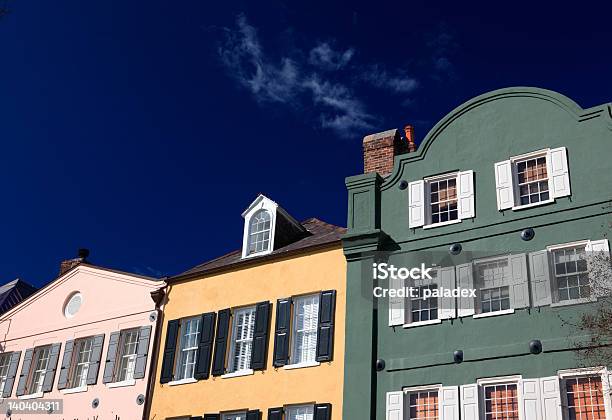 Colores De Charleston Foto de stock y más banco de imágenes de Casa - Casa, Charleston - Carolina del Sur, Aire libre