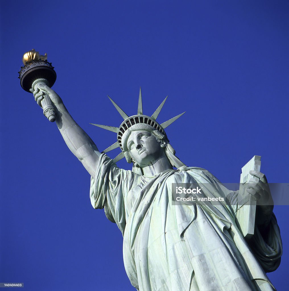 自由の女神像 - エリス島のロイヤリティフリーストックフォト