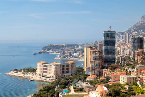 istock Cityscape of Monaco, Downtown District, Aerial View 1404044174