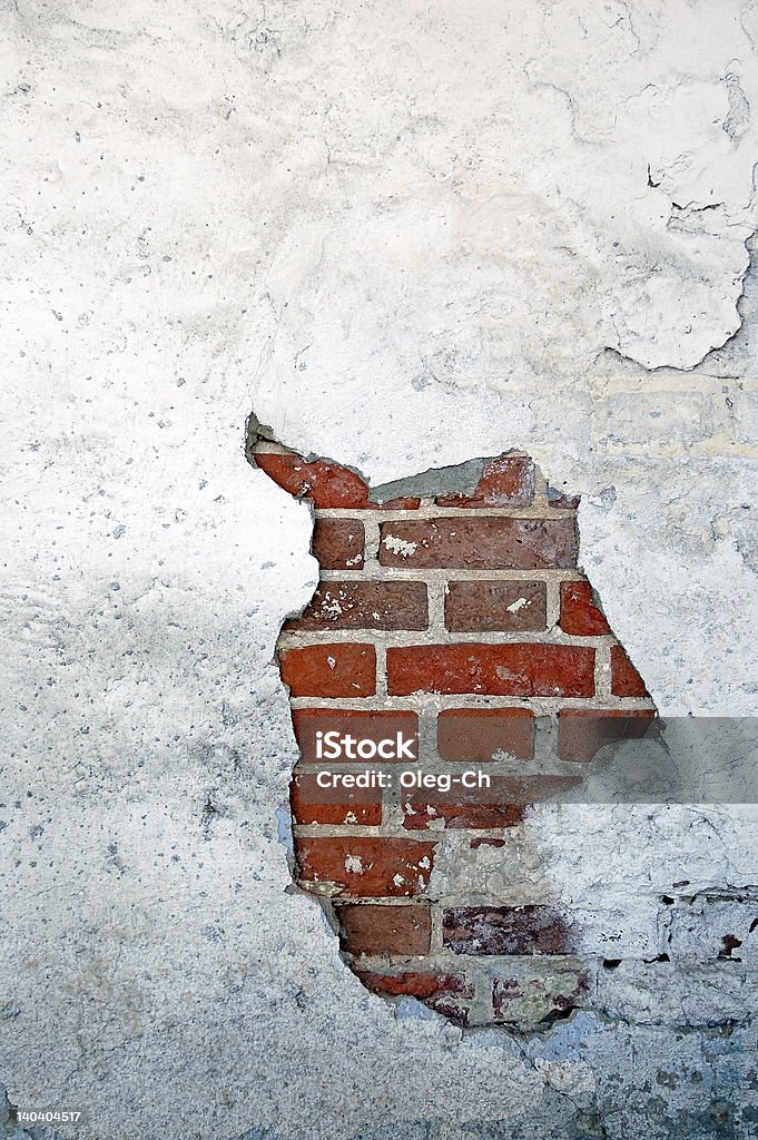 The Wall Old wall with red bricks Architecture Stock Photo