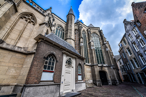 Sint-Gertrudiskerk (peperbus) church in Bergen op Zoom in the Netherlands.