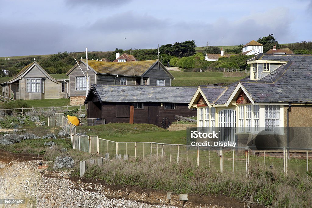 Village antes de la tempestad - Foto de stock de Aldea libre de derechos